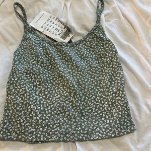 NWT Brandy Melville Floral Skylar Tank